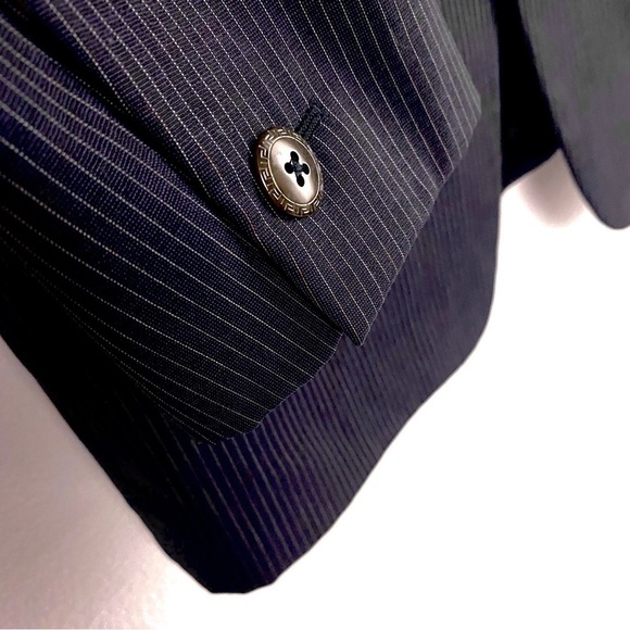 Gianni Versace Couture Pre-1997 Pin Stripe Suit Coat Size Euro 52/ US 42 Long - Picture 5 of 15